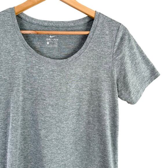 Nike Dry Fit Short Sleeve T-Shirt Workout Top in Green, Size Small - Picture 4 of 8